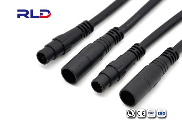 Electric Bike 10 Pin Waterproof 28AWG Male Female Connector