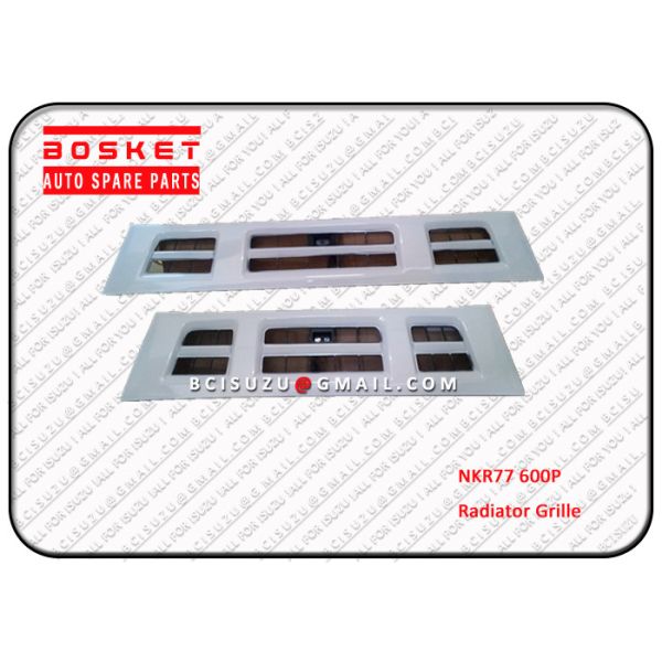 Npr66 Nkr77 600p Isuzu Body Spare Parts White Radiator Grille , Net Weight 3kg