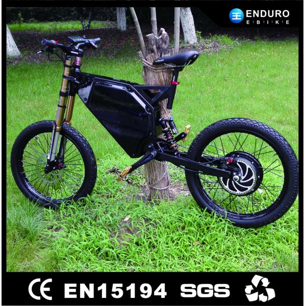 Strong Steel Enduro E Bike Frame For Mid Motor Custom Mountain Bicycles