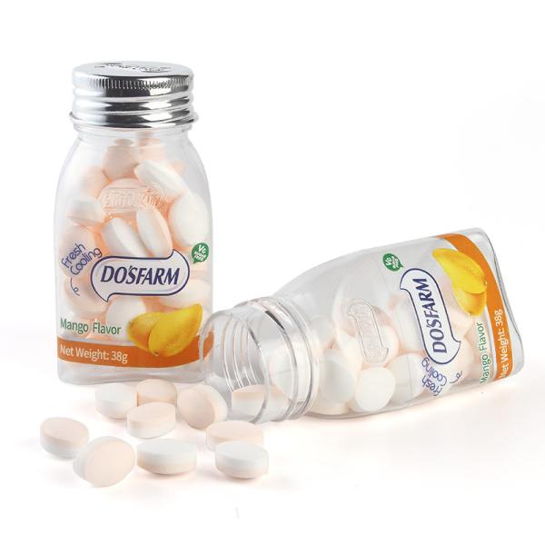 sabor completo da manga da vitamina C dos doces de Sugar Free Calorie Free Mint do petisco 22g