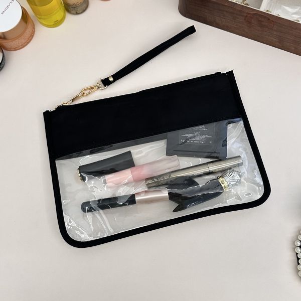 Customized Color Clear Makeup Pouch for Organizing Cosmetic and Personal Items in Bulk