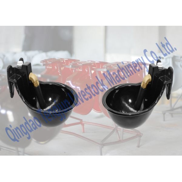 Grey Cast Iron Horse Water Bowl , Auto Livestock Drinking Bowls