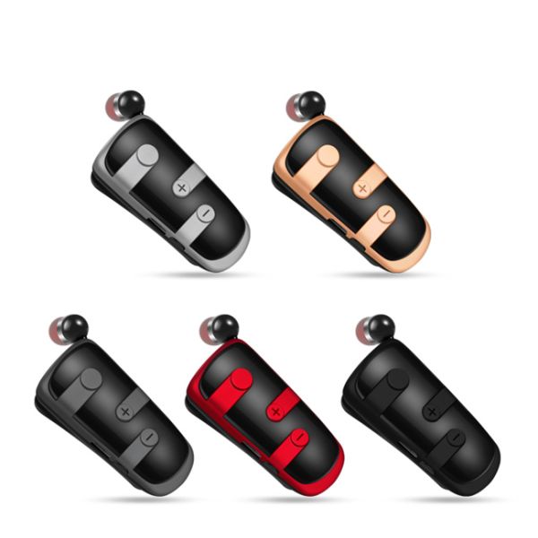 Plastic Volume Control Business Bluetooth Earphone IPX3 Waterproof