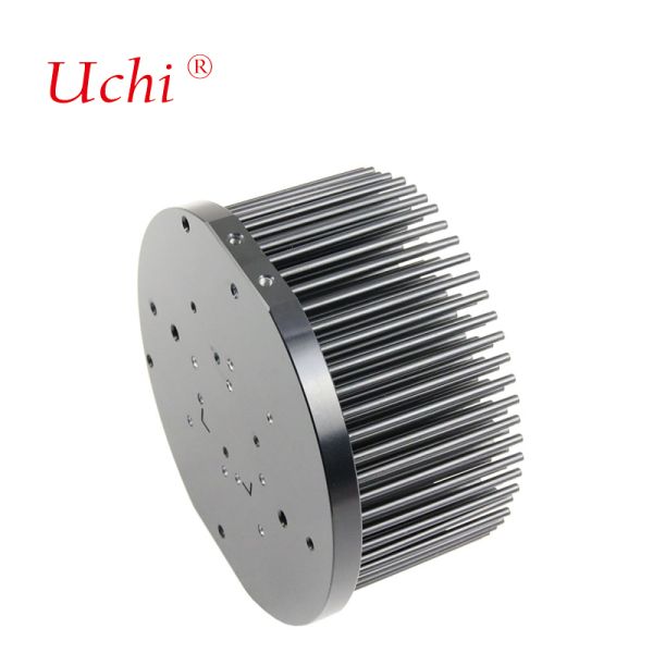 Anodized 30W Skiving Heat Sink Tubular Thermal Dissipation Design