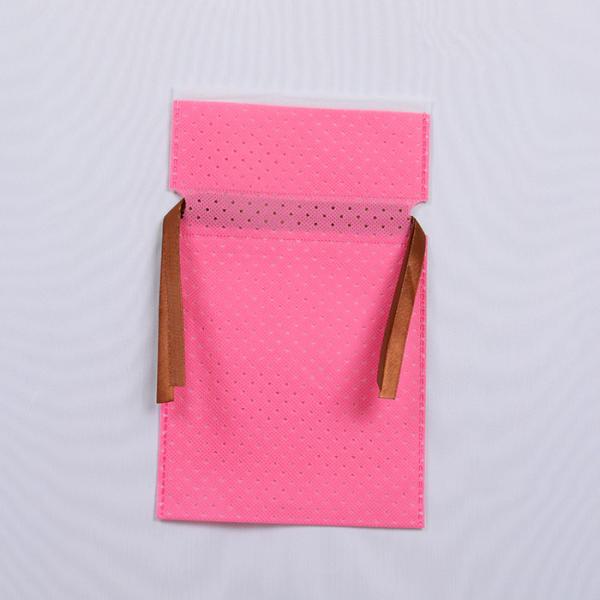Bolsa con cordón no tejida ecológica de 16x6x12 pulgadas con logotipo personalizado
