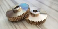 Pièces de rechange en bronze de transmission d'ensemble de roue d'engrenage à vis sans fin d'alliage 62 HRC