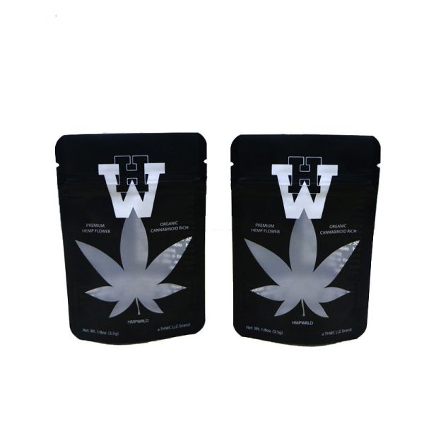 Matte Black Stand Up Aluminum Foil Zipper Zip Lock Bag Package Pouch Packaging Mylar Bag