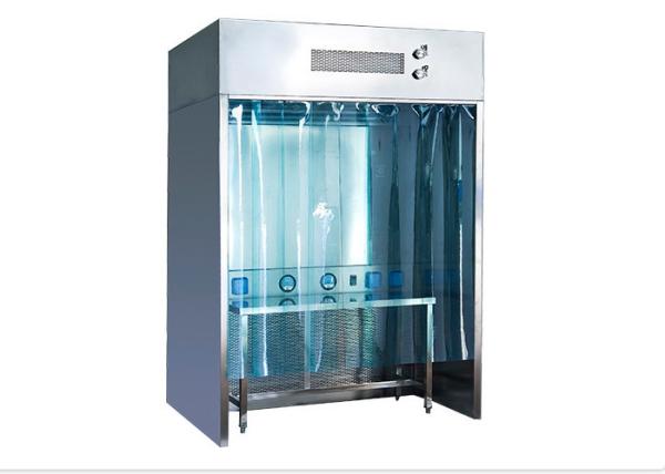 Stainless Steel Sampling Booth Custom Weight 220V Power Supply Silver Color