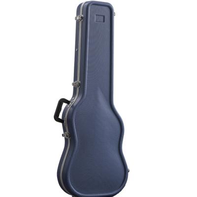 Lightweight ABS  Electric Guitar Hard Case Blue Premium Durability Reinforced Handles