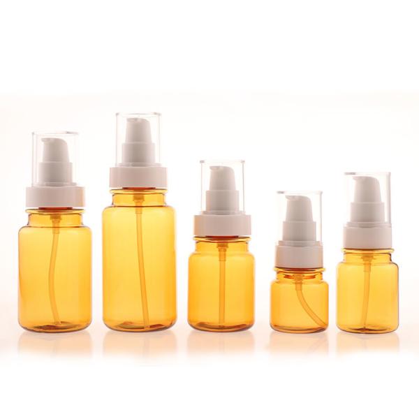 OEM Amber emulsion lotion serum glass bottle 20ml 30ml 50ml 100ml