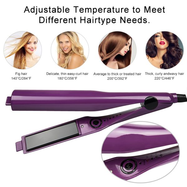 Раскручиватель волос титана дисплея СИД и Curler 248F-450F