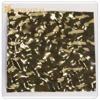 Gold Mirror Stamped 304 201 Stainless Steel Metal Plate