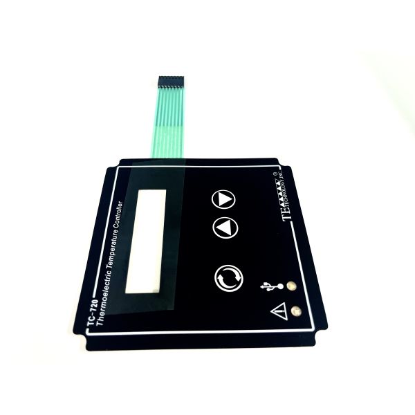 7 Way 0.1Pitch Single Row Crimp Housing Membrane Keypad с светодиодом для контроллера температуры