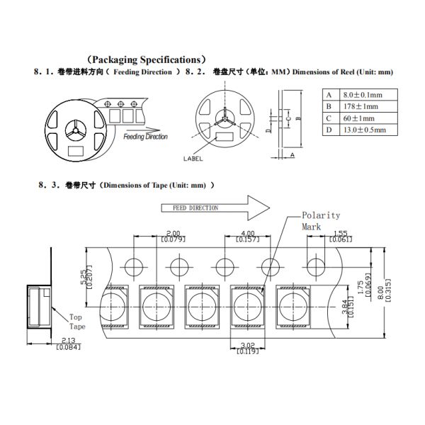 Скрепление провода золота СИД SMD 3V обломока 300mA СИД 20-30LM 1W