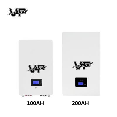 VP Lifepo4 Wall Mounted Lithium Battery 51.2V 200AH For Home Energy Storage