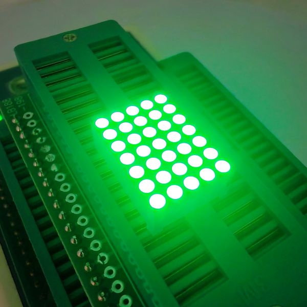 0.7inch Pure Green 5X7 DOT Matrix LED Lift Display