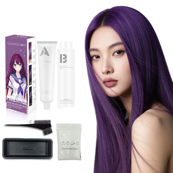 OEM Hair Dye Factory Semi Permanent Home Hair Dye With Hair Color Developer Organic Hair Colour