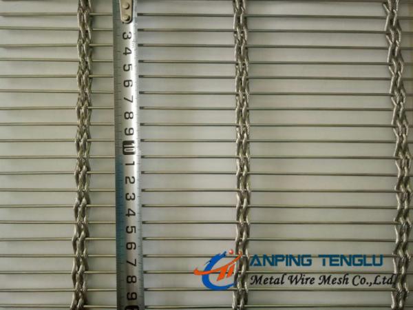 Rod Cable Wire Mesh, 3mm Cable, 100mm Pitch, 1.5mm Rod, 10mm Pitch