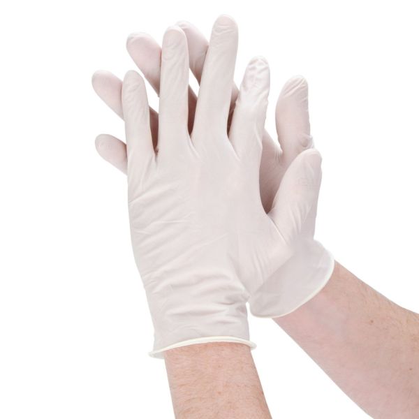 Lightweight Free Vinyl 100pcs/Box Disposable Protective Latex Gloves