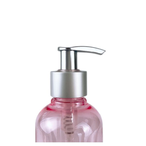 Luxury Aluminum Silver Lotion Pump Matte Plastic Lotion Treatment Cream