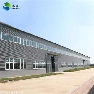 Heat Treated Steel Structure Workshop Construction  For Cement Production / Storage