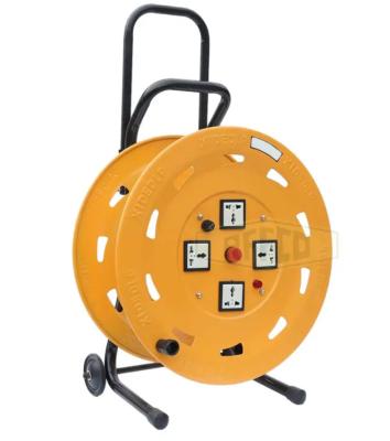 4 Way Uk Sockets Ip44 Ferro retrátil 40m 25m cabo de extensão cabo de alimentação