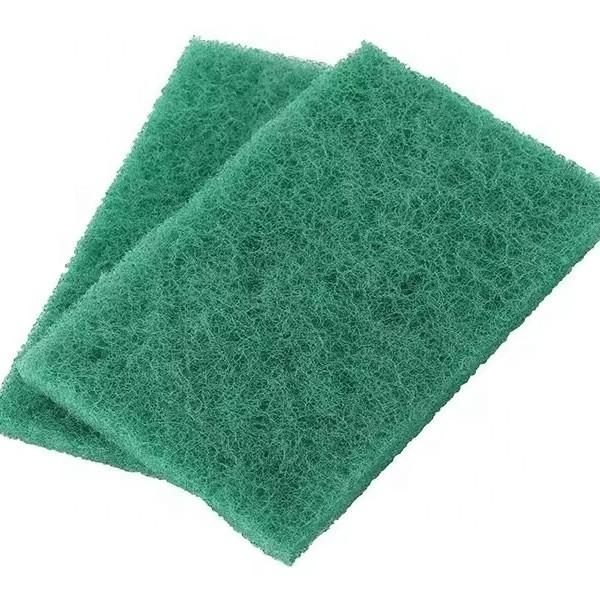 Pad de nettoyage de cuisine en polyester avec poignée pour le lave-vaisselle