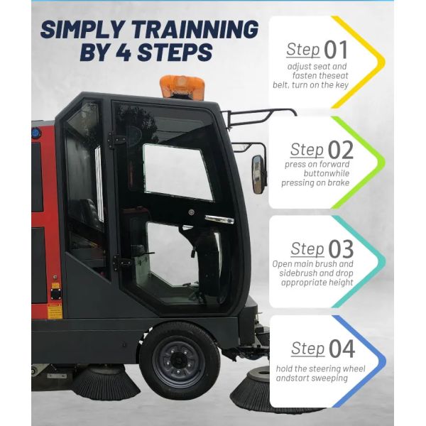 Промывальник на полу Механический электрический промышленный пылесос с щеткой