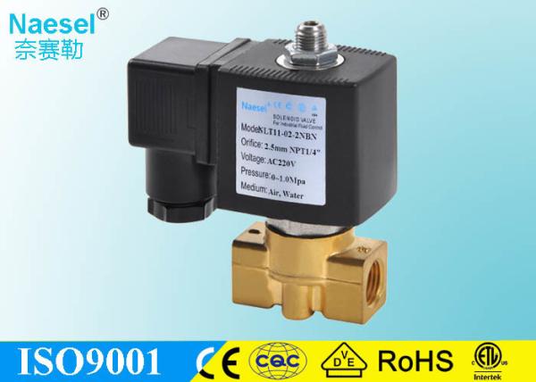 Normally Closed EMC Direct Acting Solenoid Valve EV Series 3 / 2 Way Compact Design