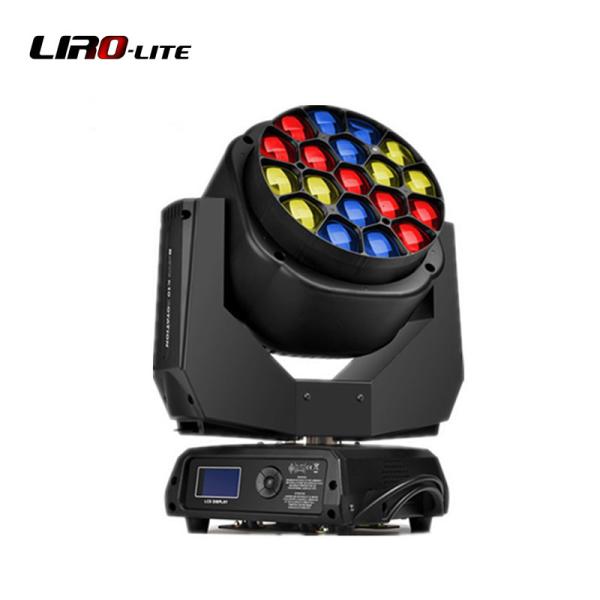 19X15W Led Rgbw 4In1 Big Bee Eyes Wash Moving Head Lamp Zoom Light For Dj Disco Night Club Bar Stage Lights