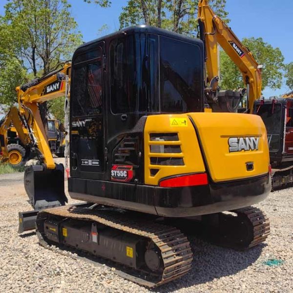 0.1m3 Bucket Capacity 5.5tons SANY SY55C Used Little Crawler Excavator