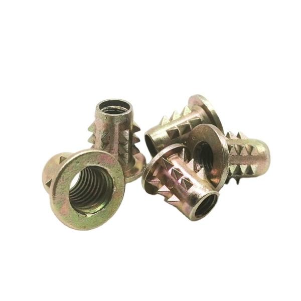 Hexagon Wood Insert Lock Nut Zinc Plated Galvanized M10x12 Zinc Alloy
