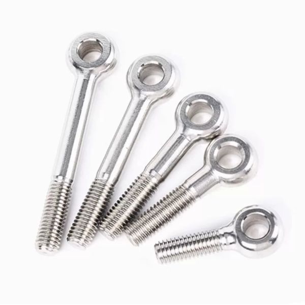 M10 M10*40 M10*110 Full Thread Stainless Steel Eye Screw Bolt Nominal Length 100mm To 300mm Durable Corrosion Resistant Hardware Fastener