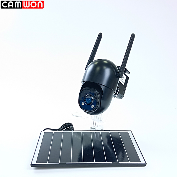 Solar Powered 4G Solar Camera 8MP Two Way Audio Security Camera Real Time