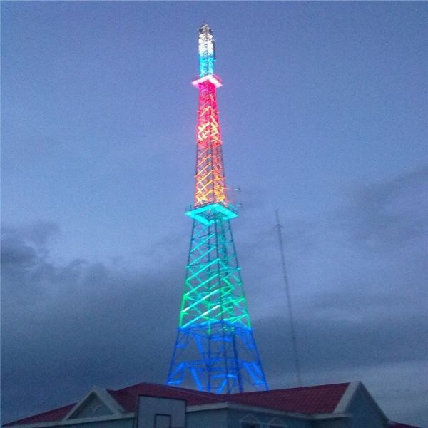 Q345 / Q235 Mw Antenna Radio And Television Tower Outdoor