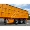 3 Axle Rear End Dump Trailer 60/80 Tons Rectangle Hydraulic Transport Coal Sand Heavy Duty Dump Trailer Support Customization for Sale