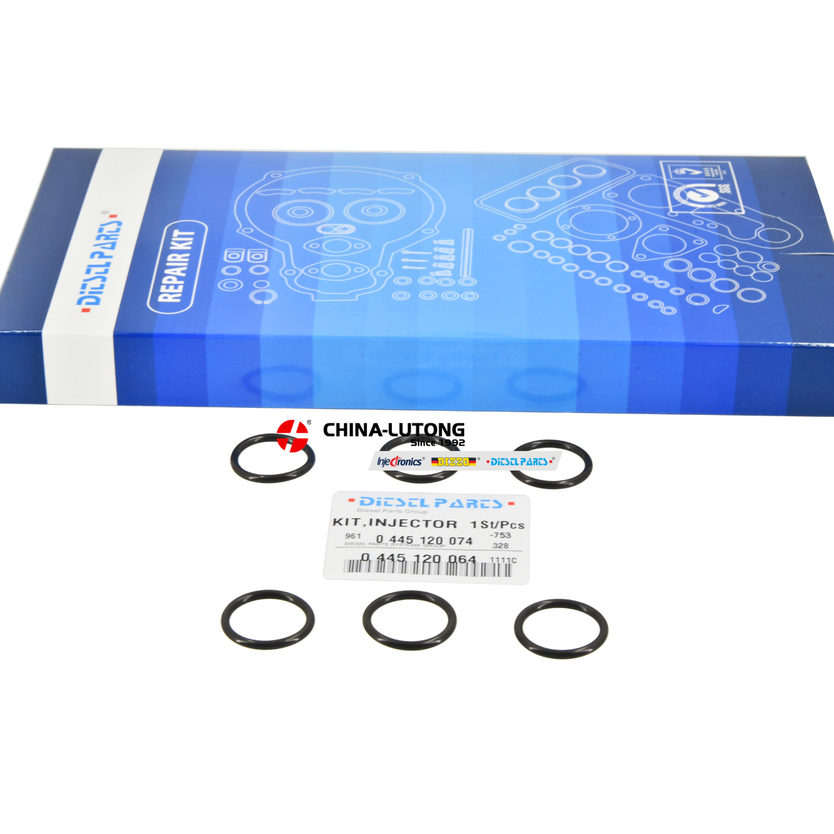 Common Rail Injector Repair Kit 0 445 120 058, Bos-ch Injector Overhaul Kit For