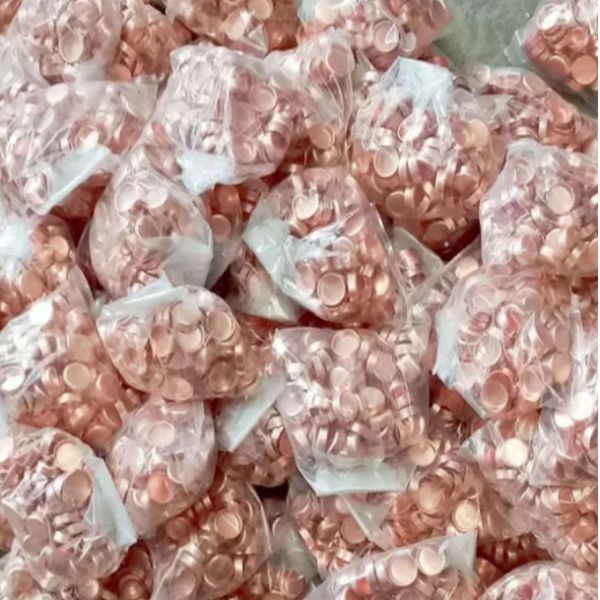 UNS C70600 Copper Nickel Threaded Pipe Cap 2.5mm‑19mm for Copper Tube Good Durability