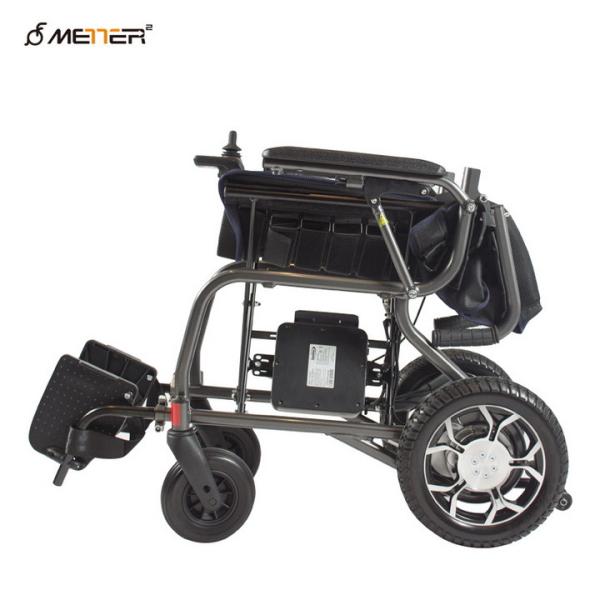 Multifunction Foldable Electric Wheelchair With Flip Up Armset