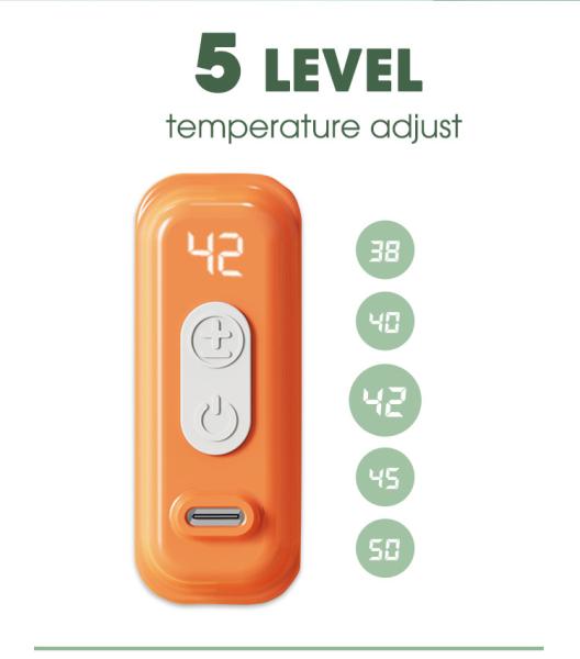 A compatibilidade eletrónica livre portátil sem corda de USB BPA do aquecedor da garrafa do leite infantil aprovou