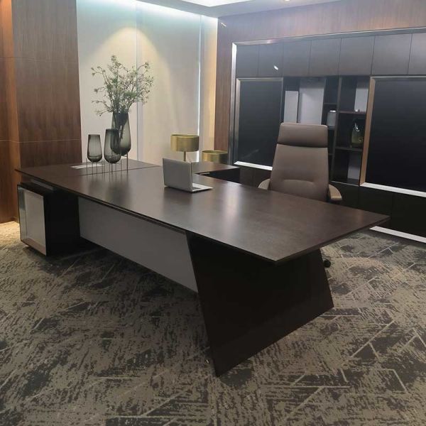 Business Furniture Table And Chair Luxury Wooden Paint Boss Desk