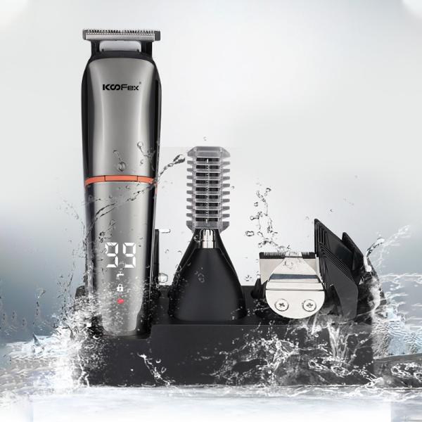 Rechargeable 6 In 1 Hair Trimmer Set For Razor Nose Hair Body Facial Barber