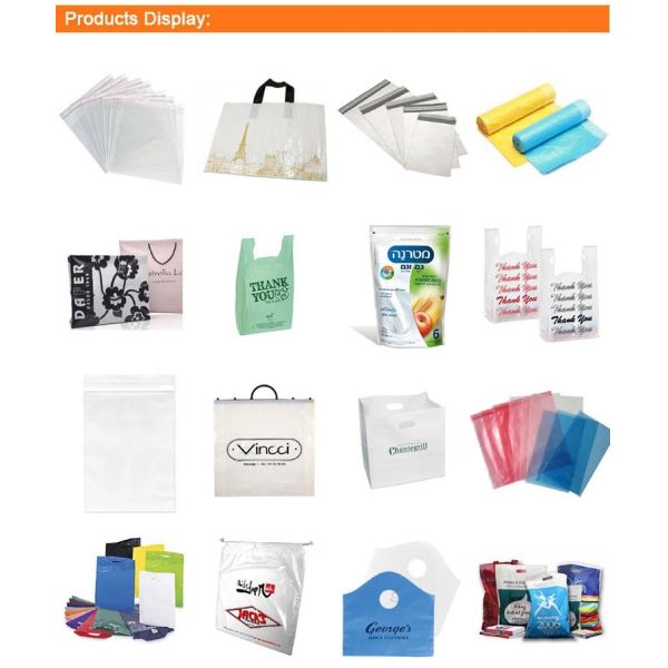 Thickness 0.07mm White PE Drawstring One Shoulder Backpack Drawstring Plastic Bags