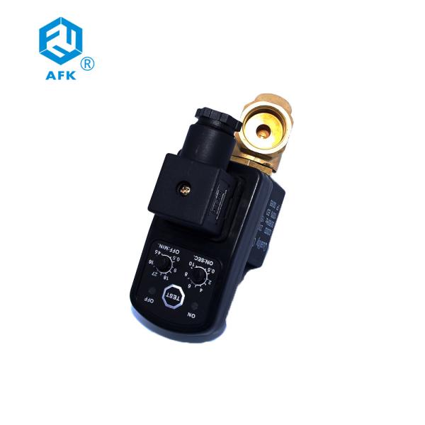 interruption IP65 de la vanne électromagnétique de compresseur d'air de pouce de 1.6Mpa 1/2 220V 12VAC