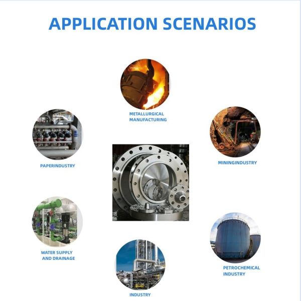 Flat Face ANSI DIN Stainless Steel 304 316L Rubber Expansion Joint With Special Flange