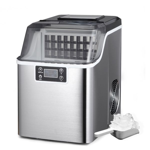 Household 20kg/24H Mini Ice Maker Cube Water Dispenser with Automatic Water