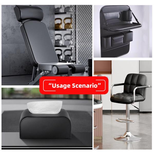 PVC Furniture Leather 0.6mm Embossed Waterproof Upholstery Material