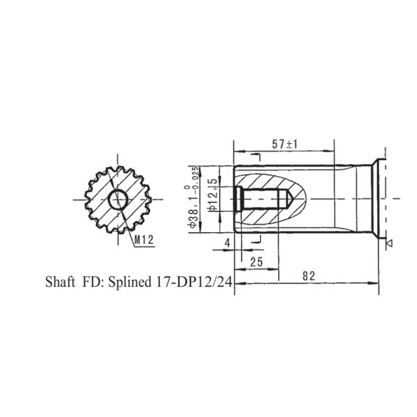 BMT Hydraulic Motor BMT-315-W-FD-D China Factory BMT Series High Troque Hydraulic Orbit Motor Supplier