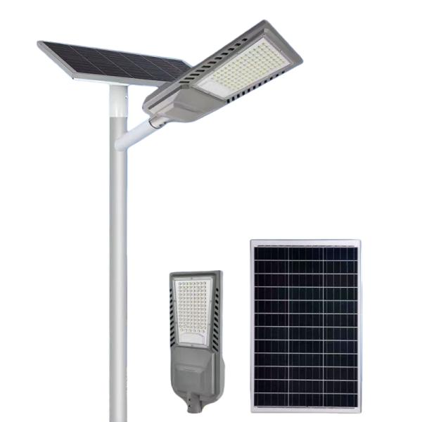 ZL Solar Street Light with 120 LEDs, 60000mAh Battery, 80W Mono Panel, Body Sensor, IP65 Waterproof for Garden, Pathway, Parking Lot