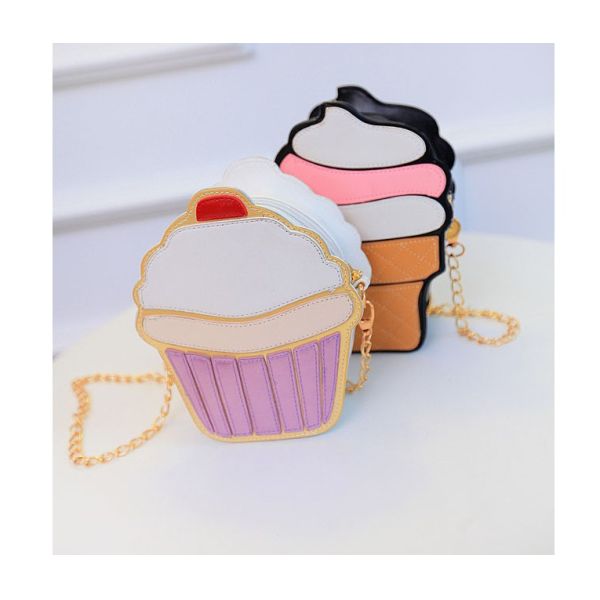 Korean version of the summer new personalized fashion ice cream cake bag casual shoulder bag diagonal female chain
